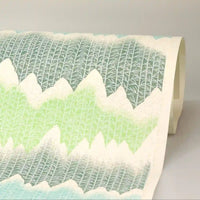 Chiyogami / Traditional - Wald -pastellblau / pastellgrün