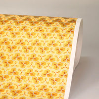 Chiyogami / Bienenwabenmuster-gold-kupfer-silber