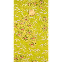 Chiyogami / Botanisch - grün-silber-gold
