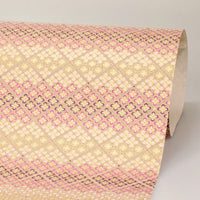 Chiyogami / geometrisch,floral - Blütenpattern 1 rosa