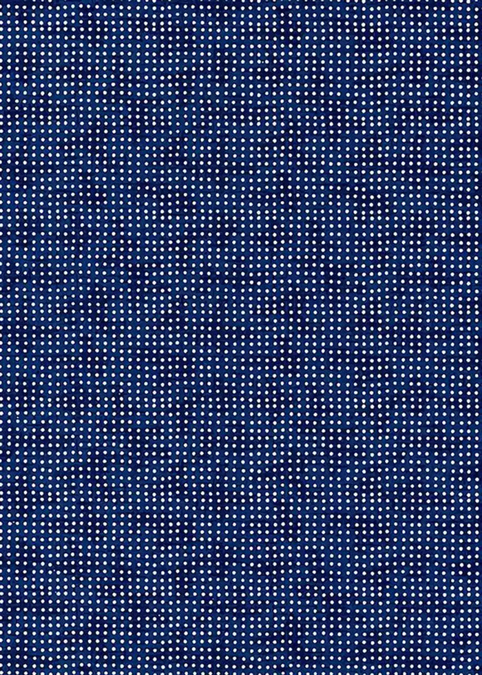 Chiyogami / geometrisch - mini Dots - weiß auf Blau