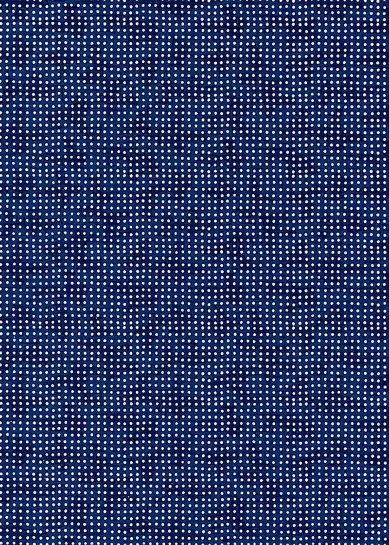 Chiyogami / geometrisch - mini Dots - weiß auf Blau