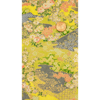 Chiyogami / Botanical, Floral - Landschaft gruen