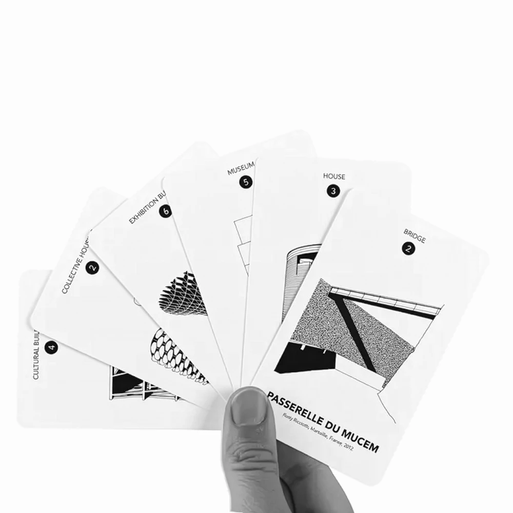 Cinqpoints-MIkonische-Architektur-Spielkarten-Spielkarten-produktansicht-Beispiel-1
