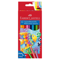 Aquarellbuntstifte / 12er Kartonetui / Aquarell / Faber Castell