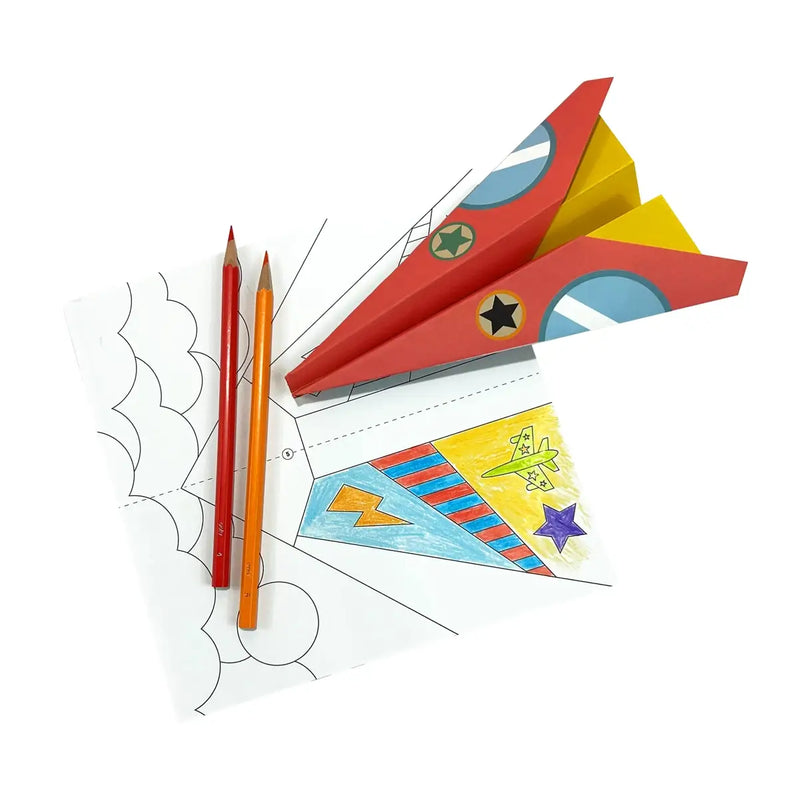 DIY-Papierflugzeug-Aktivitätssatz / 24-teiliges Set