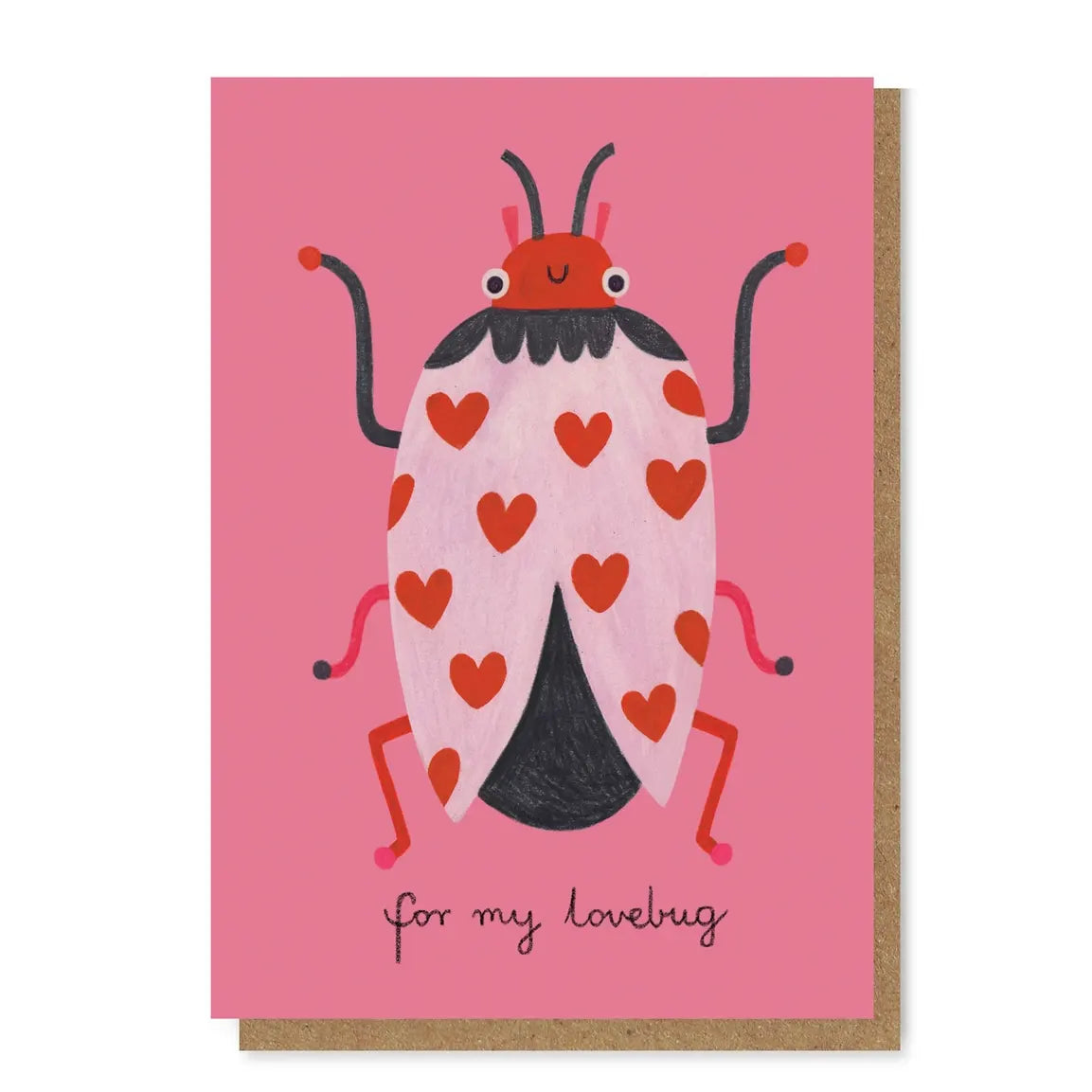 Grusskarte / Klappkarte / Love Bug