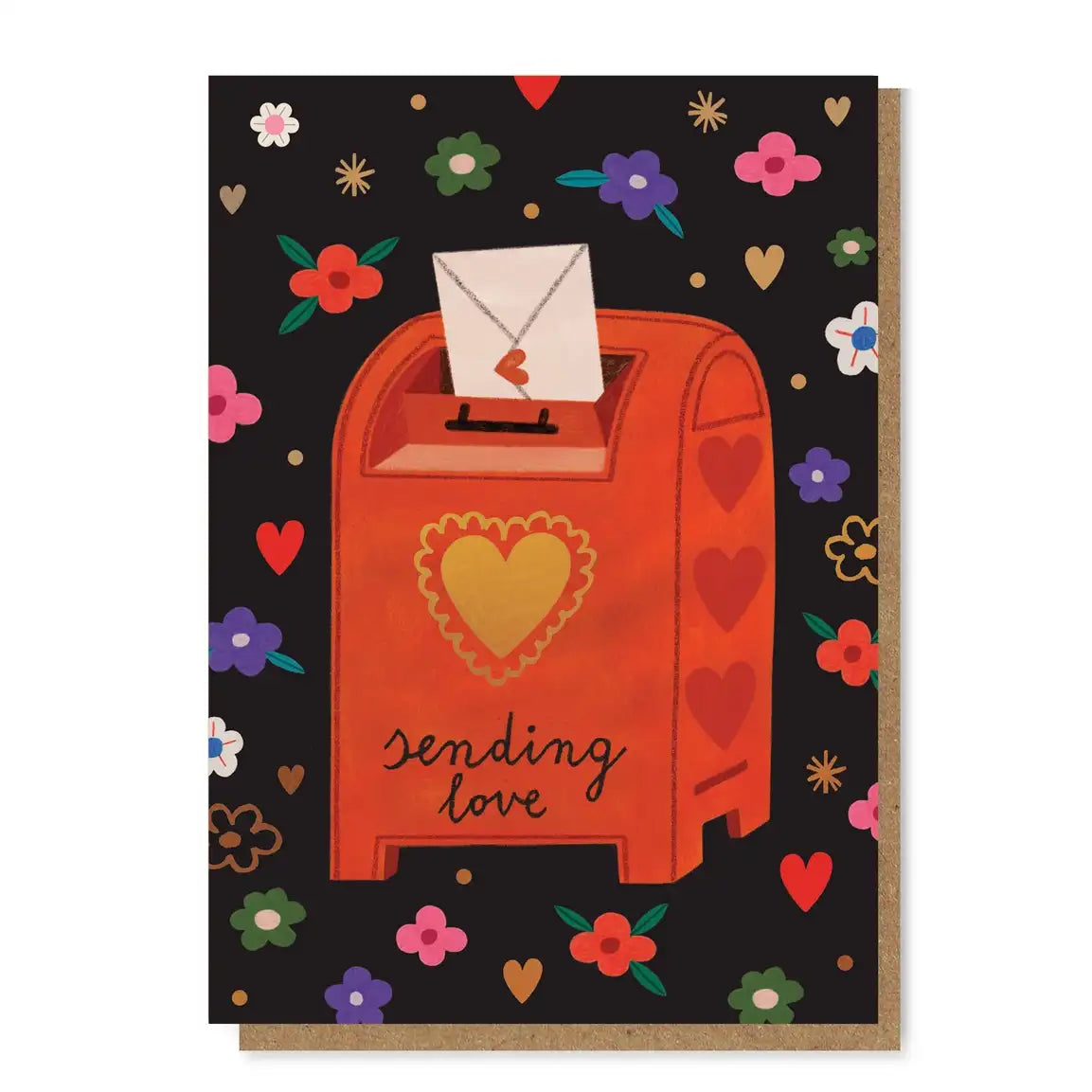 Grusskarte / Klappkarte / SENDING LOVE
