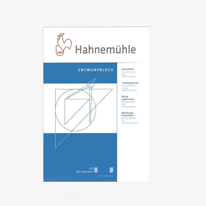 Diamant-entwurf-a3-Transparentpapier_60-blatt-90grm-Hahnemuehle-Produktfoto-cover-vorn