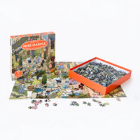 Die-Welt-von-Miss-MArple-1000-teilige-puzzle-box-geoeffnet-mit-Inhalt-2