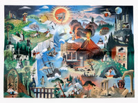 Die-Welt-von-Romantik-1000-teilige-puzzle-Poster