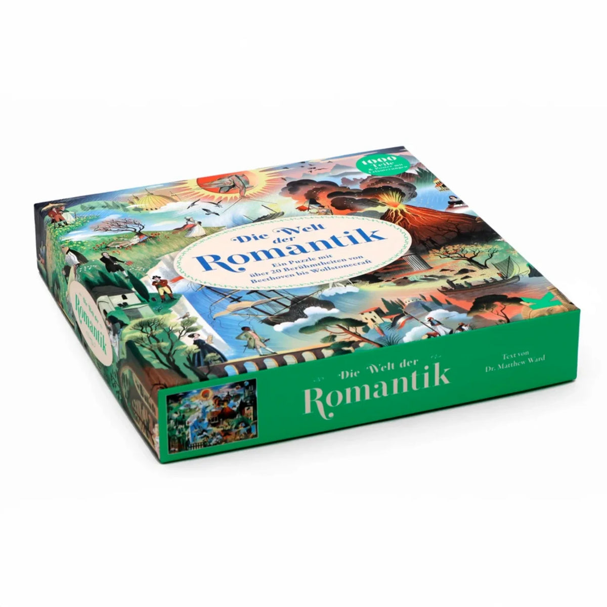 Die-Welt-von-Romantik-1000-teilige-puzzle-box-cover-seitlich-von-vorn