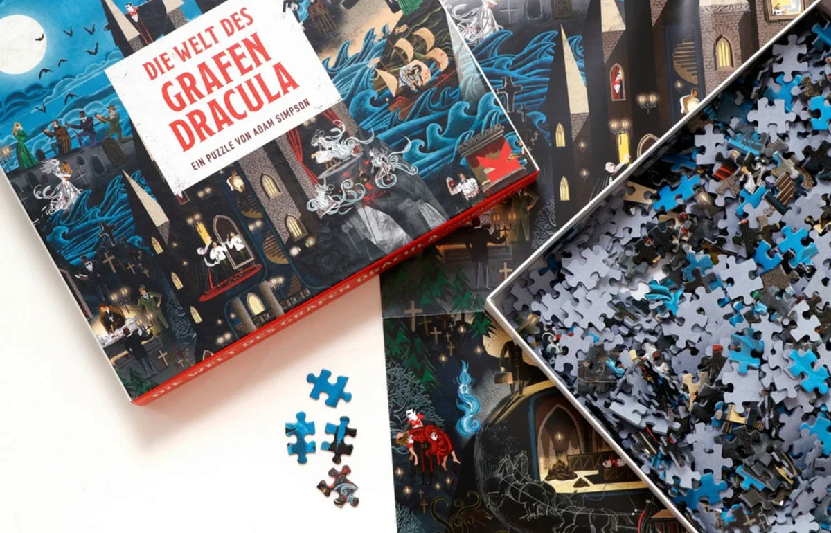 Die-Welt-von-grafen-dracula-1000-teilige-puzzle-box-und-inhalt