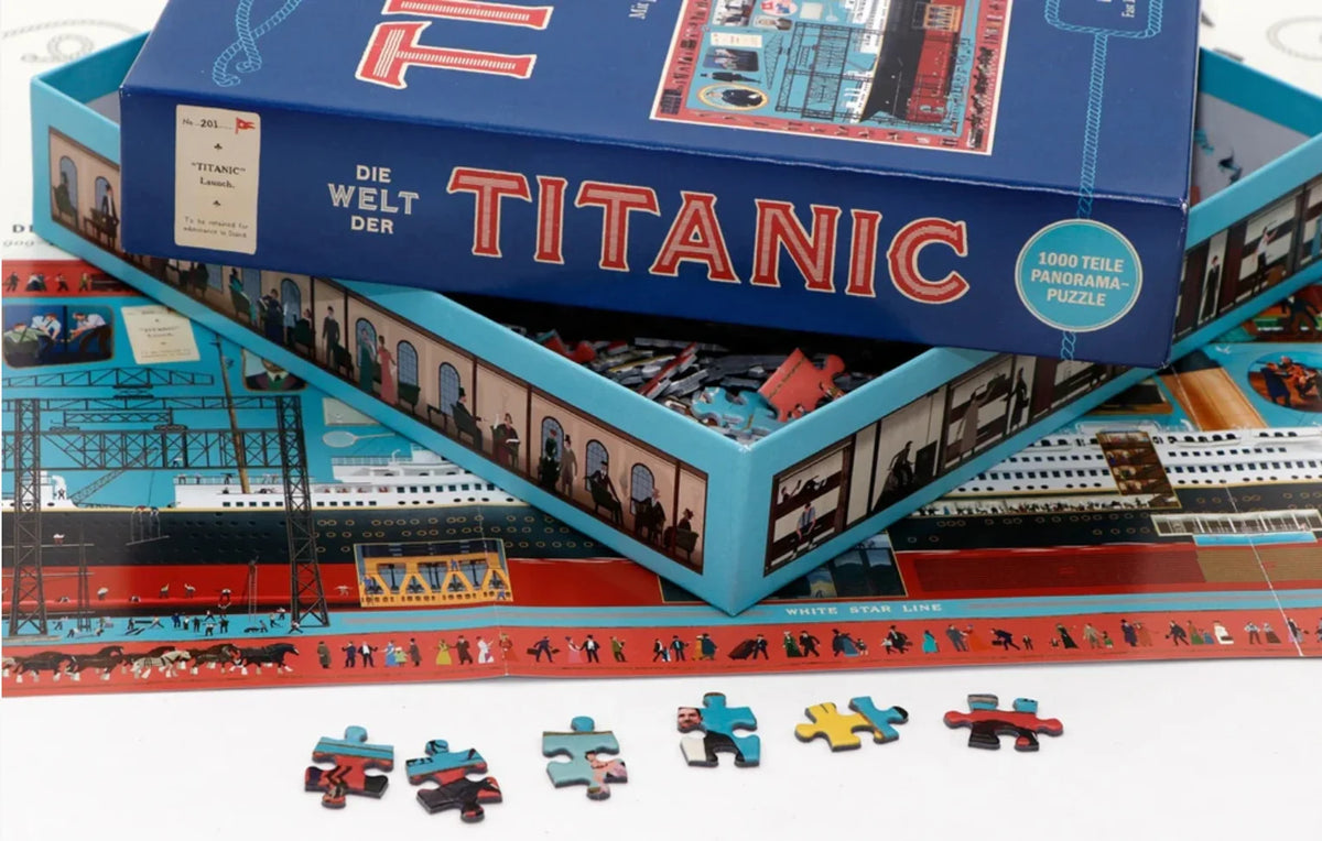 Die-_Welt-_der-Titanic-1000-teilige-puzzle-box-offen-mit.inhalt-und-poster-3