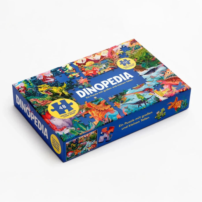 Dinopedia-Puzzle-180-teilig-Verpackung-Box-Cover-seitlich-von-Vorn