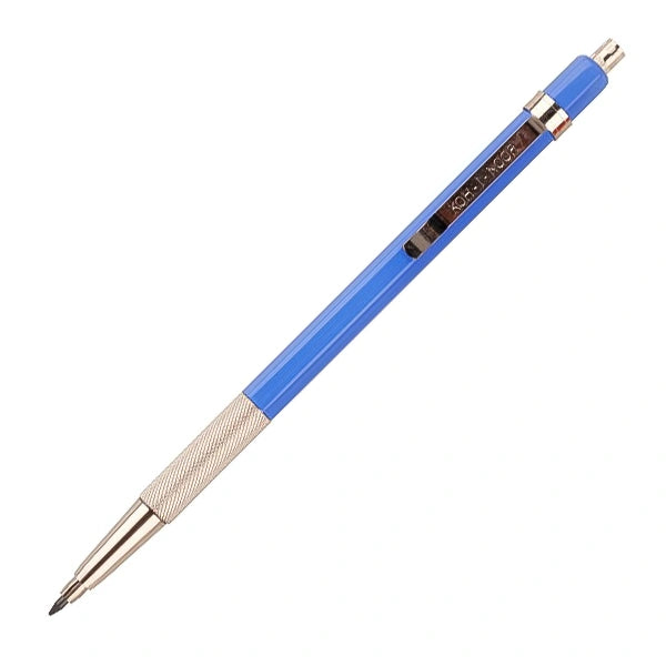 Koh-I-Noor / Versatil K 5221  /  Druckbleistift  / lang / Metall / hellblau