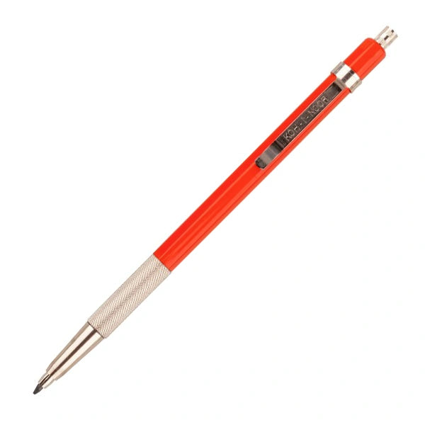 Koh-I-Noor / Versatil K 5221  / Druckbleistift  / lang / Metall / rot