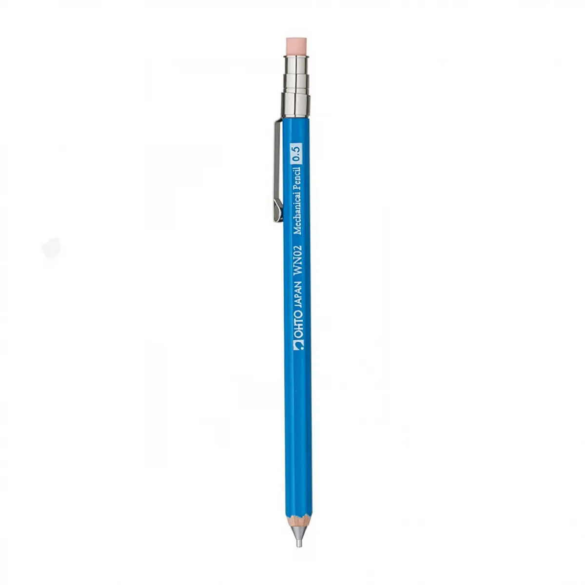 Druckbleistift  / Wooden Mechanical mini pencil 0.5 / OHTO / Blue