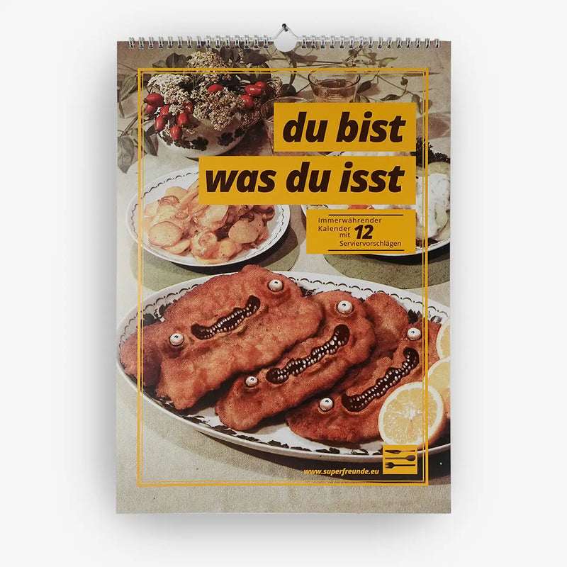 Du-bist-was-du-Isst-Best-of-Immerwaehrender-Kalender-A3-12-Kalenderblaetter-1-Deckblatt-Spiralgebunden-Cover-vorn