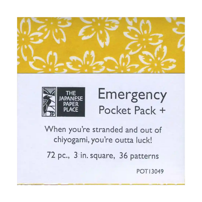Origamipapier / Emergency Pocket Pack Plus / 72 Blatt