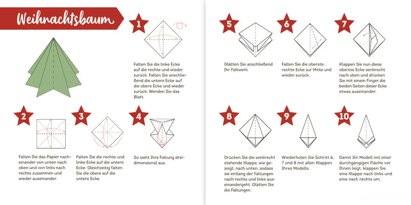Emf-Verlag-333Origami_Wichtel-Weihnachten-Origami-Buch-mit-Anleitung-und-Origamipapieren-Blick-ins-Buch-Anleitung-Weihnachtsbaum