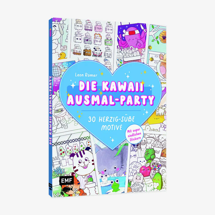 Emf-Verlag-Die-Kawaii-Ausmal-Party-30-herzig-suesse-Motive-ausmalen-Ausmalbuch-Lernbuch-Cover-seitlich-front