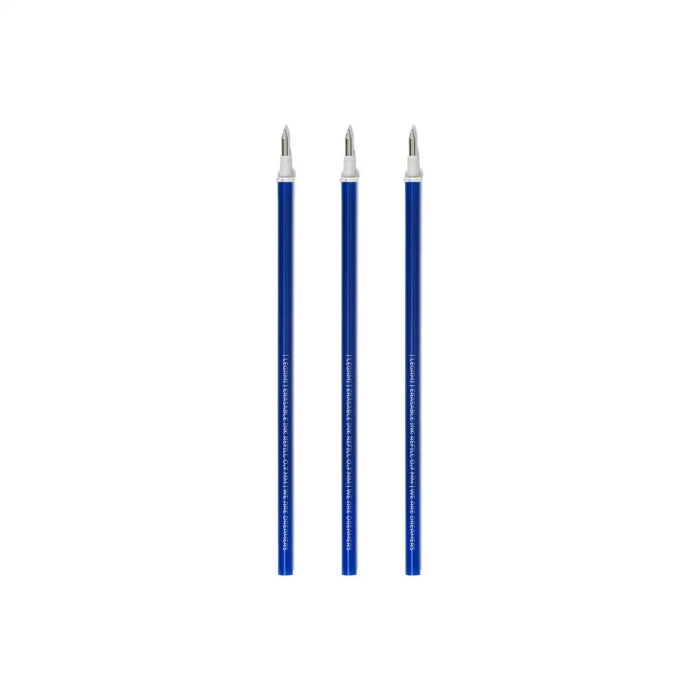 Ersatzmine für löschbaren Gelstift / Erasable Pen / blau / 3er Set
