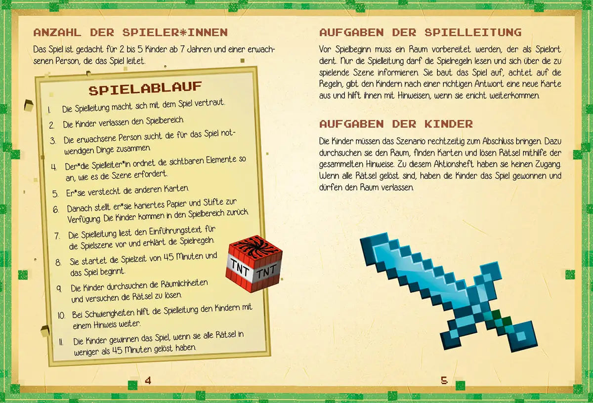 Analyzing image  Escape-Box-fuer-Minecraft-Fans-Der-Angriff-der-Zombies-Cover-inside-1