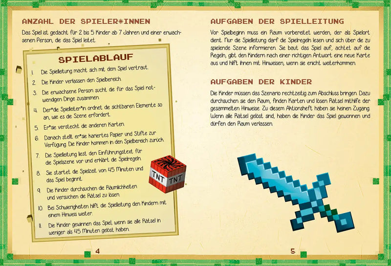 Analyzing image  Escape-Box-fuer-Minecraft-Fans-Der-Angriff-der-Zombies-Cover-inside-1