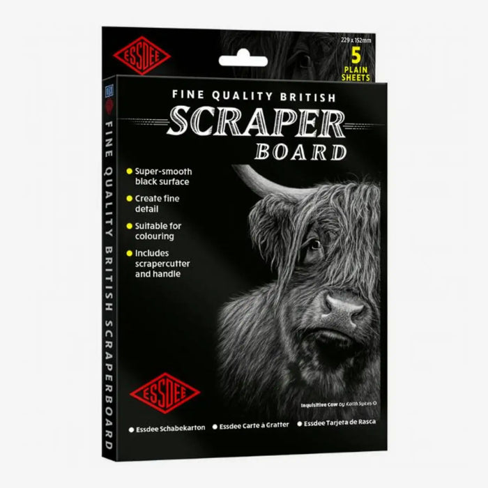 Essdee-Schabkarton-Black-Scraperboard-5Boegen-229x152mm-Verpackung