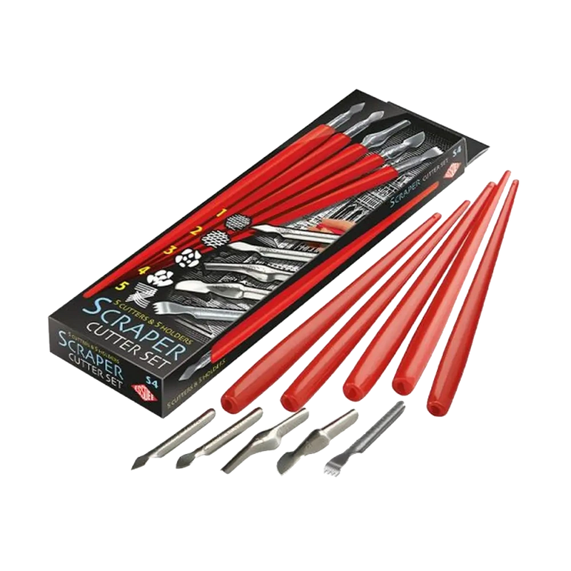Essdee-Scraper-Cutter-Set5-Assorted-Cutters-Holders-S4-Produktansicht-und-Verpackung-1