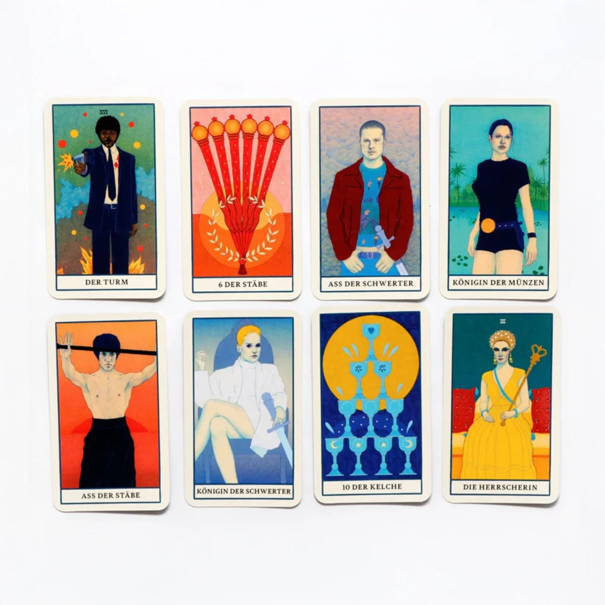 Film-Tarot-Mini-78-KArten-mit-Anleitung-im-Miniformat-Karten-2