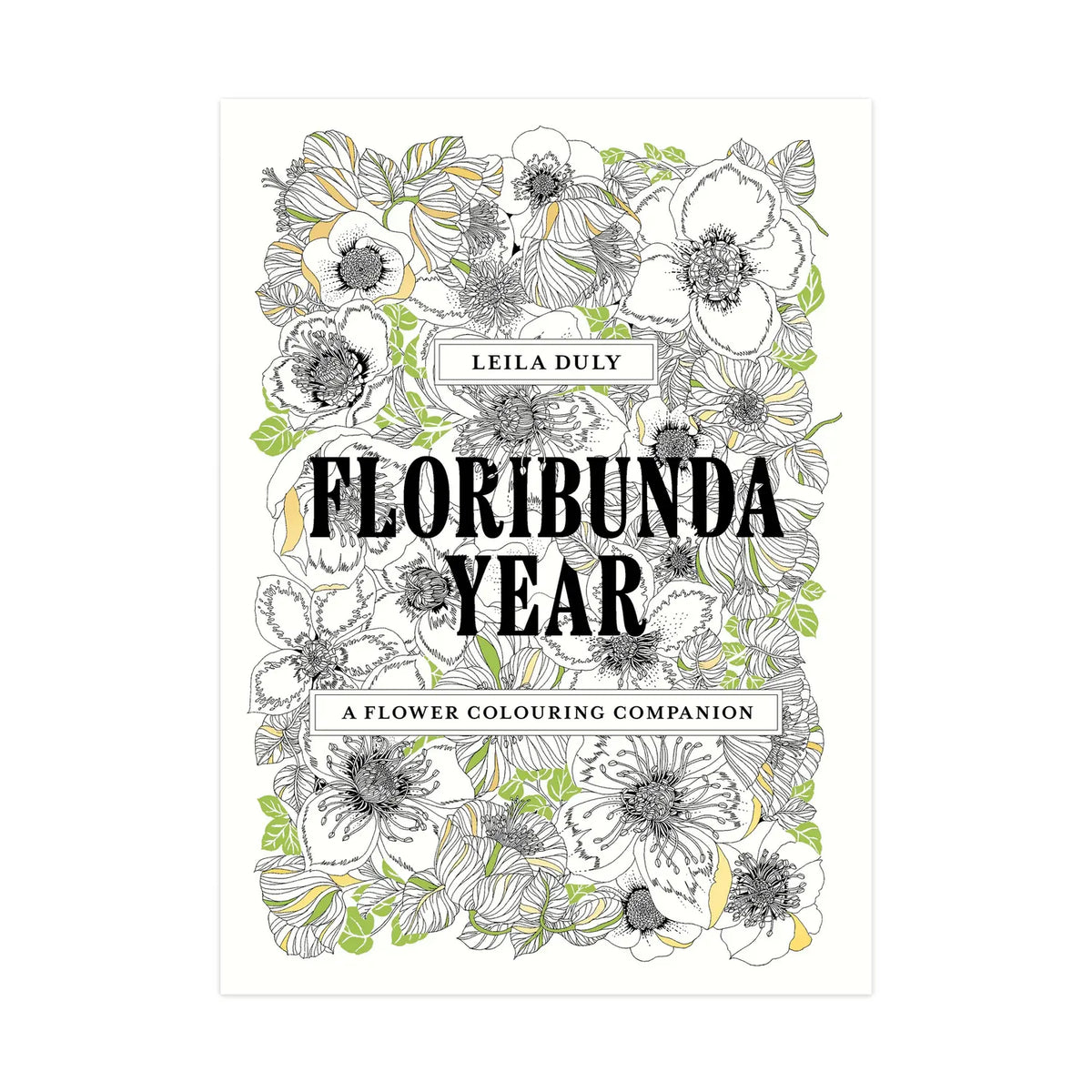 Floribunda Year / a flower colouring companion