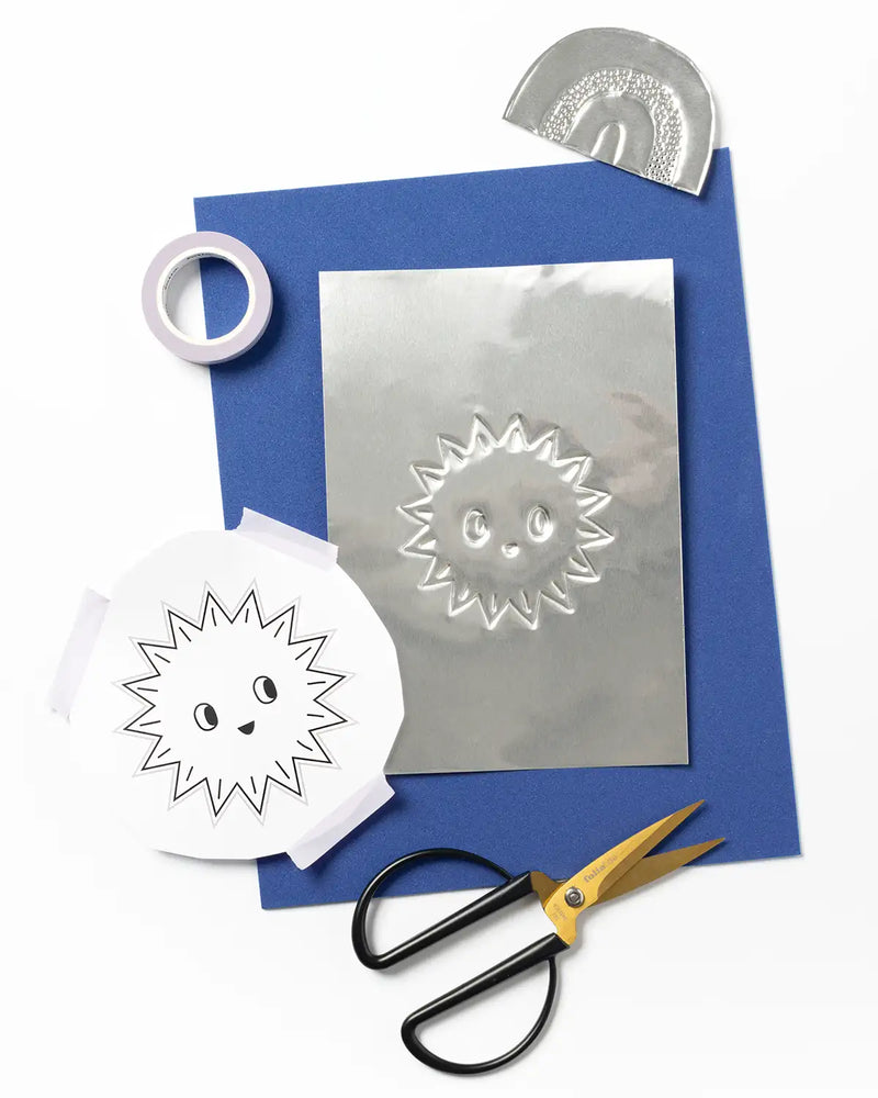 Folia-DIY-Alu-Praegefolie-70_-Silber-3-Blatt-Beispiel-2