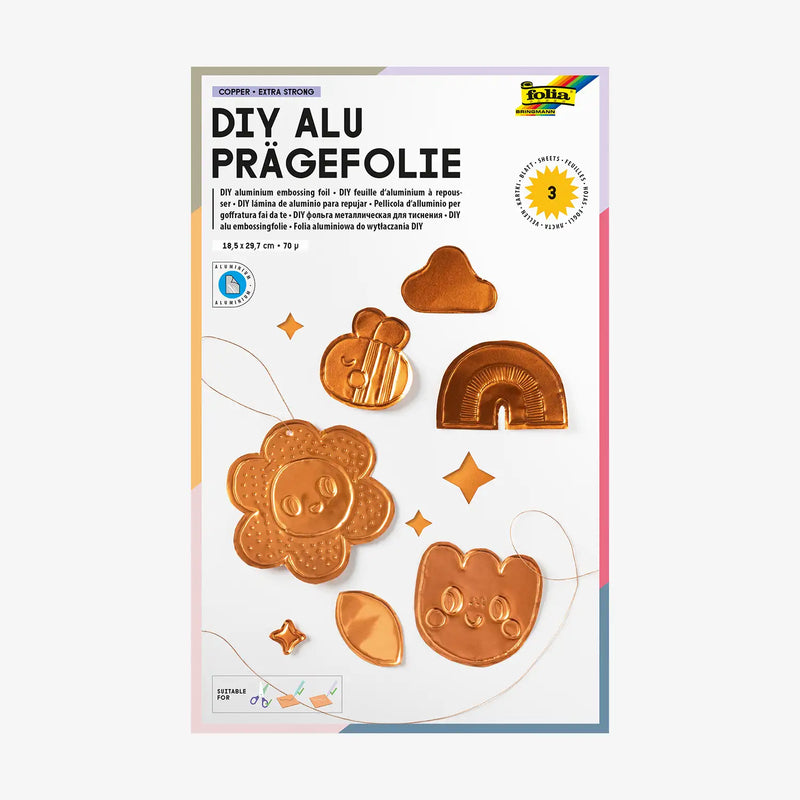 Folia-DIY-Alu-Praegefolie-70_-copper-3-Blatt-Verpackung-cover-vorn
