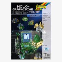 Folia-Holographische-Folie-selbstklebend-23x33cm-4Blatt-farbig-sortiert-Verpackung