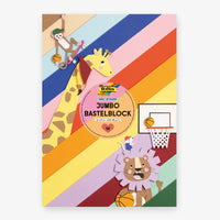 Folia-Jumbo-Bastelblock-Tonpapier-und-Fotokarton-23x33cm-50Blatt-Cover