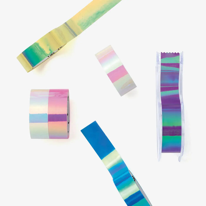 Folia-Magic-Rainbow-Tape-IRISIEREND-12mmx--2m-6Rollen-Abroller-Produktansicht-2