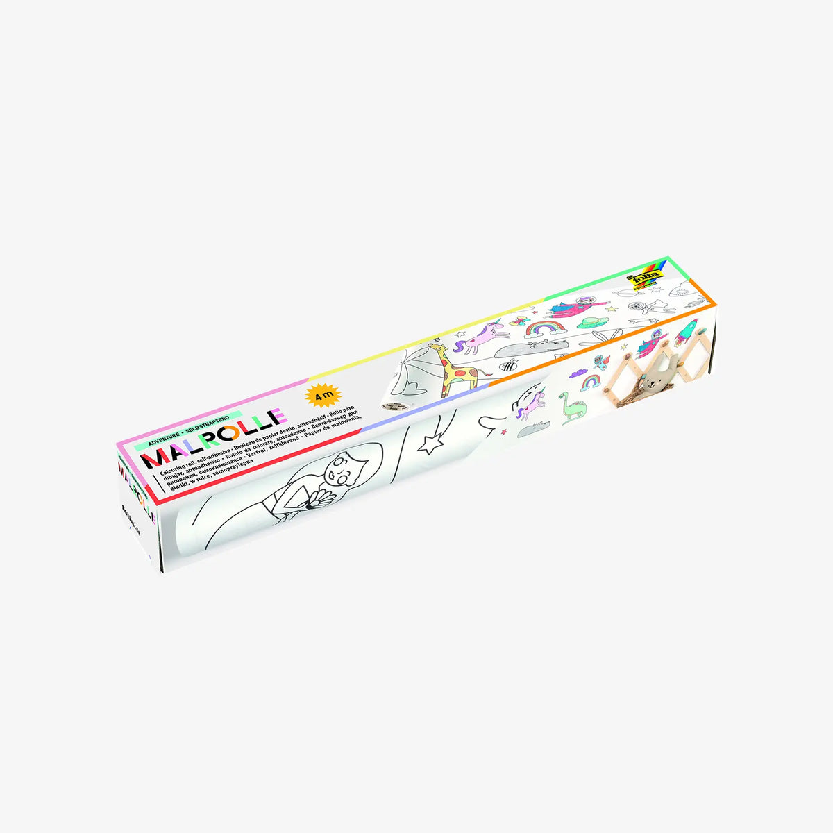 Ausmalrolle mit Motiven / ADVENTURE / 30cmx4m