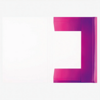 Folia-Sammelmappe-DIN-A3-mit-Gummiband-Iridescent-pink-Produktansicht-geoeffnet