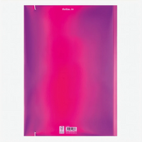 Folia-Sammelmappe-DIN-A3-mit-Gummiband-Iridescent-pink-Produktansicht-von-hinten