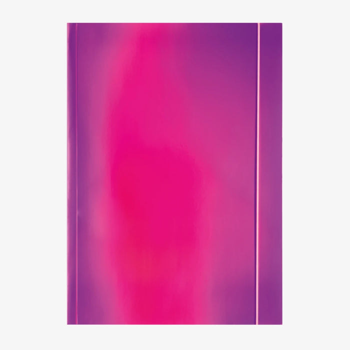Folia-Sammelmappe-DIN-A3-mit-Gummiband-Iridescent-pink-Produktansicht-von-vorn