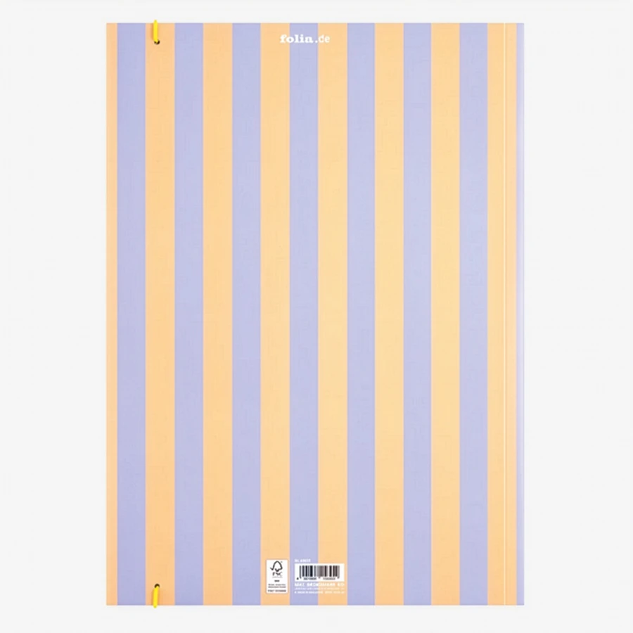 Folia-Sammelmappe-DIN-A3-mit-Gummiband-Neon-Stripes-Orange-Produktansicht-von-hinten