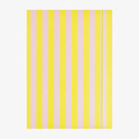 Folia-Sammelmappe-DIN-A3-mit-Gummiband-Neon-Stripes-Yellow-Produktansicht-von-vorn