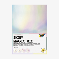 Folia-Shiny-Magic-Mix-Irisierender-Mix-25x35cm-12Blatt-farbig-sortiert-Verpackung