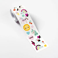 Folia-Stickerrolle-SPACE-Unicorn-4m-416-Teile-Produkt