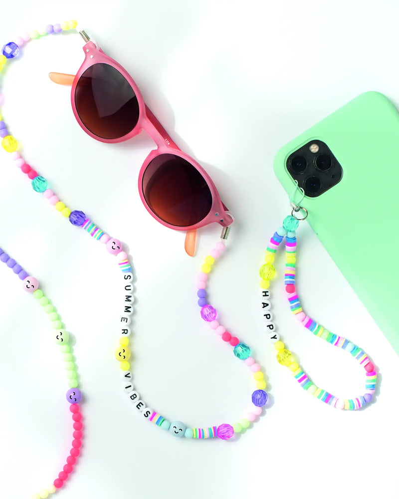 Perlen Set / Phone Charms Set RAINBOW SMILE, 349 Teile
