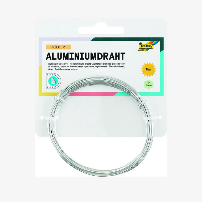 Aluminiumdraht / 1 mmx5m / silber