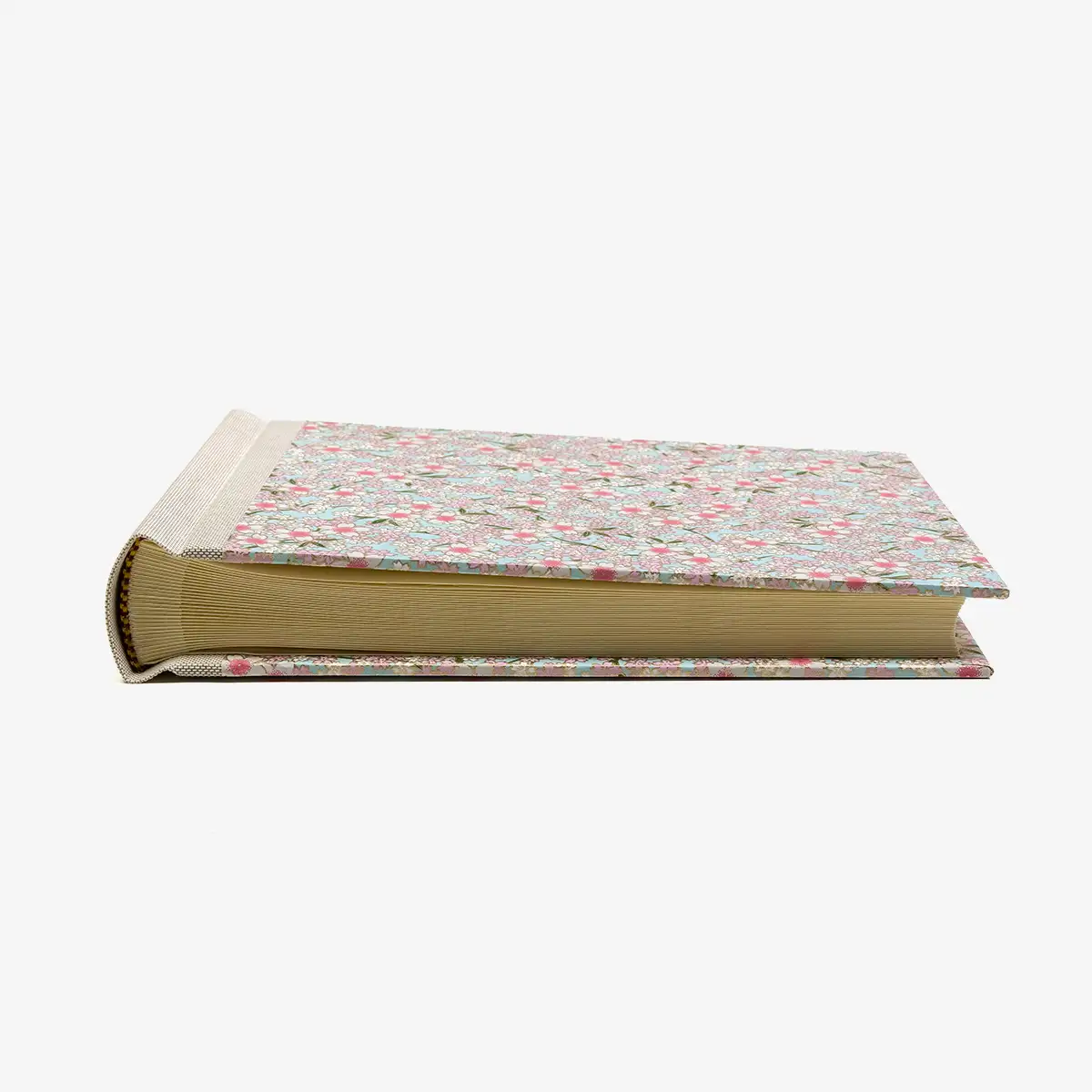 Fotoalbum-15x20cm-60Seiten-creme-Fotokarton-cover-chiyogami-Papier-Motiv-Bogen-840C-Blumen-liegend