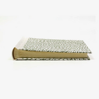 Fotoalbum-15x20cm-60Seiten-creme-Fotokarton-cover-chiyogami-Papier-Motiv-Reismuster-gruen-liegend